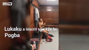La fête de Pogba, Lukaku et Lingard dans le vestiaire de Manchester United