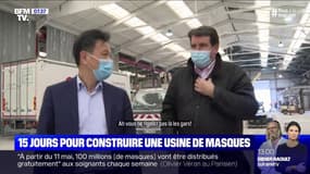 La construction express d'une usine de masques en Seine-Saint-Denis pour relocaliser la production