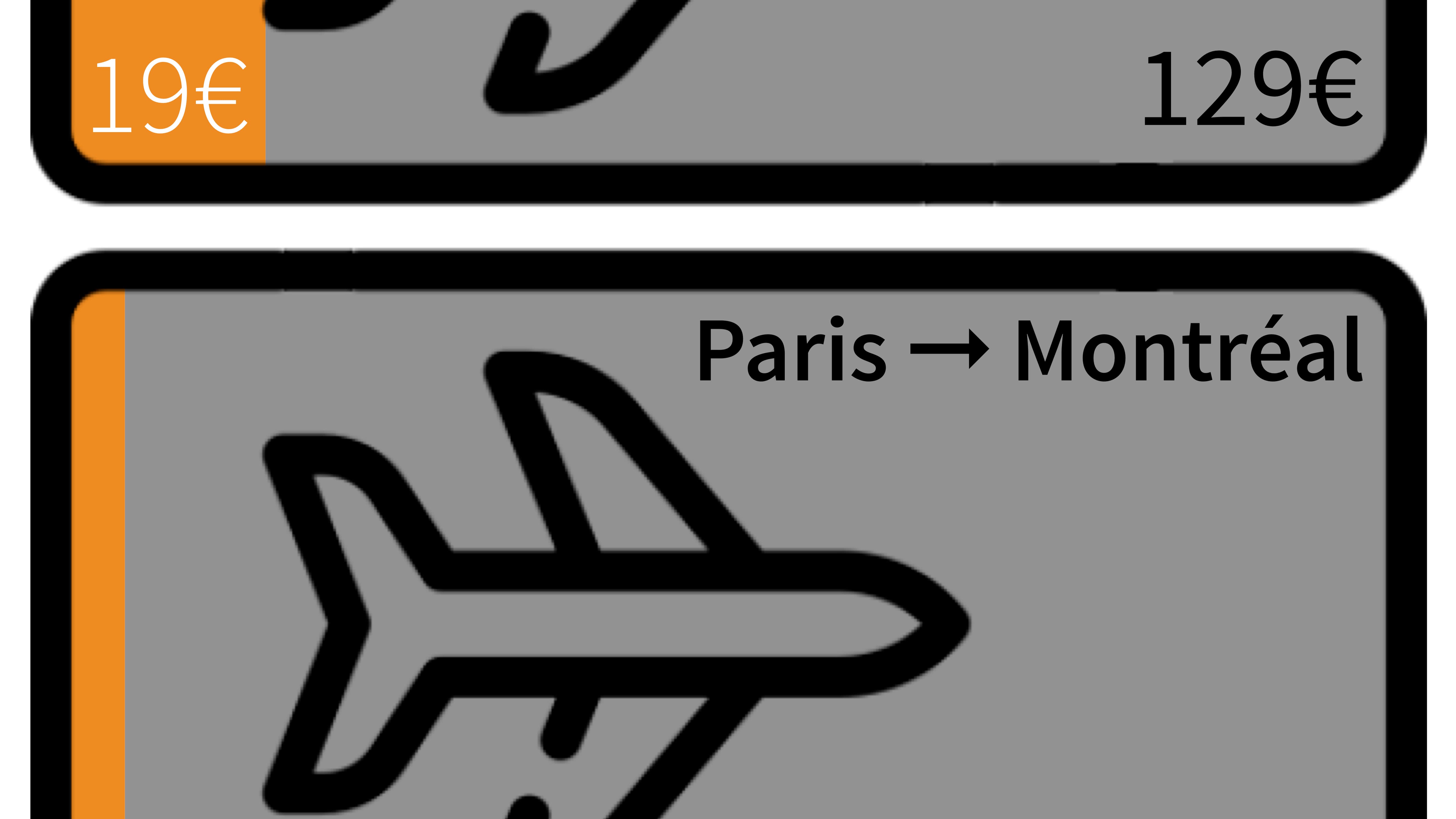Part des taxes sur un Paris-Dublin et un Paris Montreal, écotaxe comprise Part des taxes sur un Paris-Dublin et un Paris Montreal, écotaxe comprise