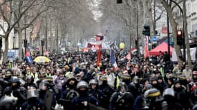 La manifestation à Paris, le 11 janvier 2020 