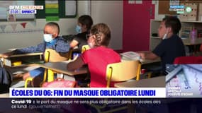 Alpes-Maritimes: fin du masque obligatoire dès ce lundi dans les écoles