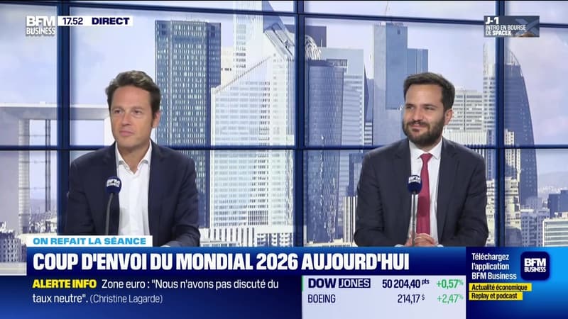 On refait la séance : "Mondial de foot : ces valeurs qui pourraient en profiter" - 11/06