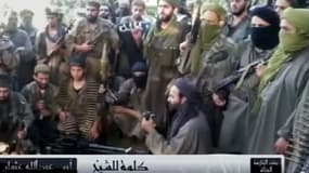 Une capture d'écran tirée d'une vidéo de propagande diffusée par le groupe Jund al-Khilafah sur Internet, le 30 septembre.