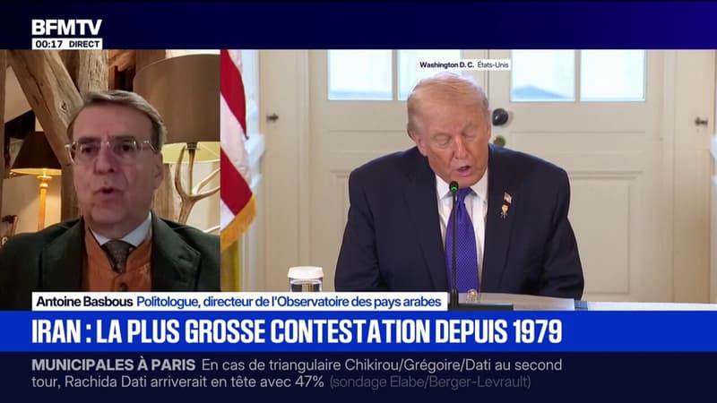 Révolte en Iran : "Ce que demande Washington, c'est le changement de régime", déclare Antoine Basbous, politologue