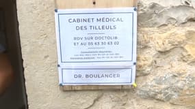 La devanture du cabinet médical de Saint-Antonin-Noble-Val, dans le Tarn-et-Garonne, juin 2024