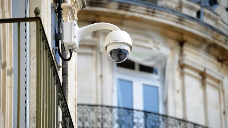 Une caméra de surveillance à Montpellier. 