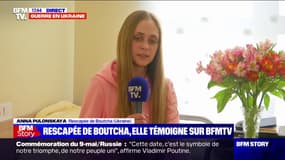 "Je ne perds pas l'espoir, je crois en une victoire très rapide de l'Ukraine": une rescapée de Boutcha témoigne sur BFMTV