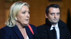 Marine Le Pen et Florian Philippot le 15 novembre 2015.