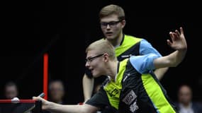 Félix Lebrun et Alexis Lebrun lors d'un tournoi à Doha en janvier 2024