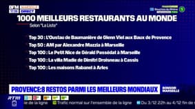 Provence: 8 restaurants parmi les meilleurs mondiaux 