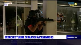 La Valette-du-Var: un exercice de sécurité au centre commercial L'Avenue 83