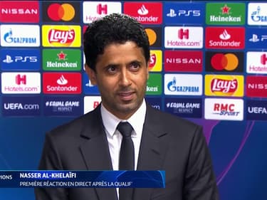 Nasser Al-Khelaïfi après PSG-Atalanta