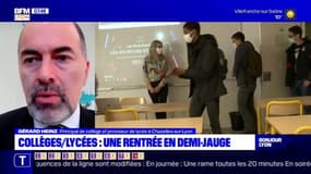 Gérard Heinz, représentant du SNPDEN-Unsa, "très dubitatif" sur les autotests dans les lycées