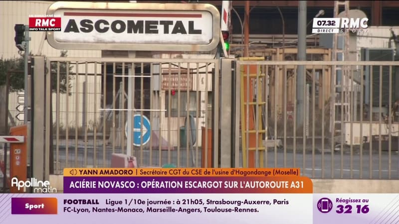 Novasco en Moselle au bord de la fermeture: les salariés lancent une opération escargot sur l’A31