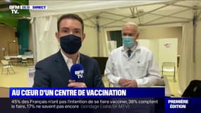 Covid-19: dans les coulisses d'un centre de vaccination à Poissy dans les Yvelines