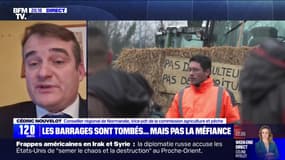Mobilisation des agriculteurs: "On a remis la ferme au milieu du village France", affirme Cédric Nouvelot 