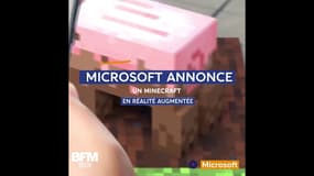 Microsoft annonce un Minecraft en réalité augmentée 