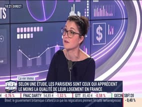 Marie Coeurderoy: Selon une étude, les Parisiens sont ceux qui apprécient le moins la qualité de leur logement en France - 08/10