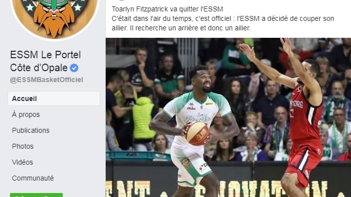 Le Portel annonce le licenciement d'un joueur en plein match