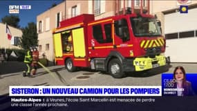 Sisteron: un nouveau camion pour les pompiers
