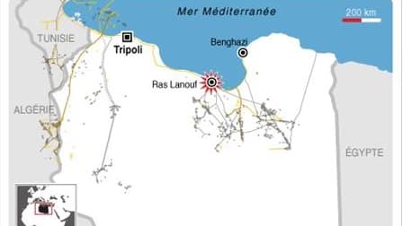 LES FORCES DE KADHAFI REPRENNENT LE PORT PÉTROLIER DE RAS LANOUF