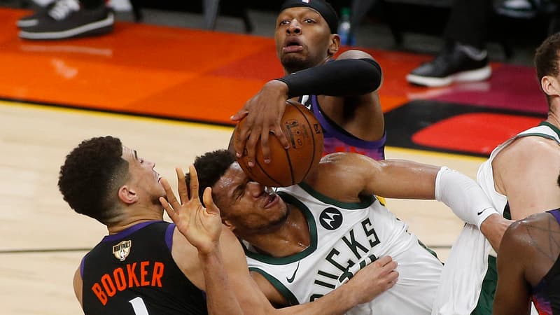 NBA: Phoenix résiste à la furie d'Antetokounmpo et fait le break en finale