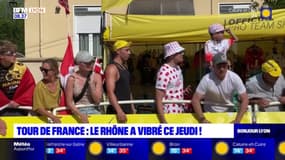 Le Rhône a vibré ce jeudi au rythme du Tour de France