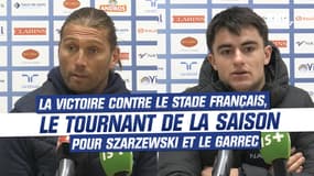 Racing 92 : La victoire contre le Stade Français, tournant de la saison pour Szarzewski et Le Garrec