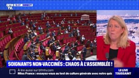Danielle Simonnet sur les débats tendus autour de la réintégration des soignants non-vaccinés: "C'est de l'obstruction et c'est assez historique"