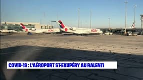 Coronavirus: l'aéroport Saint-Exupéry fonctionne au ralenti