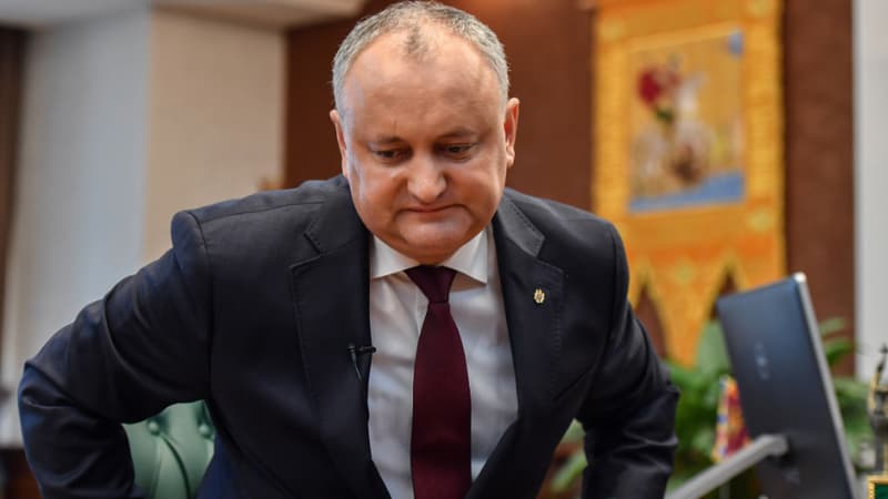 L'actuel président moldave, Igor Dogon