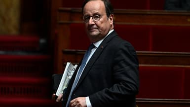Le député socialiste François Hollande à l'Assemblée nationale, à Paris, le 5 février 2025. 
