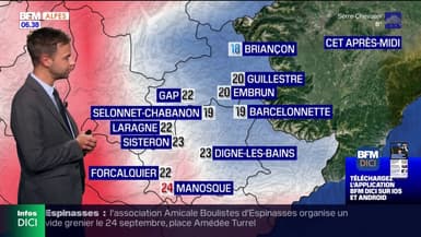 Météo Alpes du Sud: un vendredi nuageux avec un peu de vent, 18°C à Briançon et 24°C à Manosque
