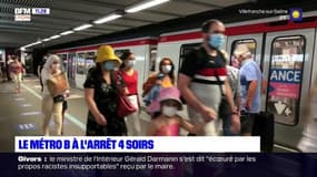 TCL: le métro B à l’arrêt le soir à partir de 21h jusqu'à jeudi inclus