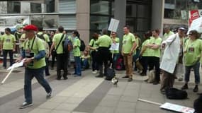Manifestation des employés d'Itron - Témoins BFMTV - Témoins BFMTV