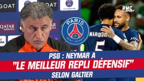 OL - PSG : "Neymar a le meilleur repli défensif" estime Galtier
