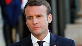 Emmanuel Macron, le 21 mai 2017. 