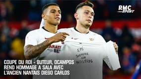 Coupe du Roi - Buteur, Ocampos rend hommage à Sala avec l'ancien Nantais Diego Carlos