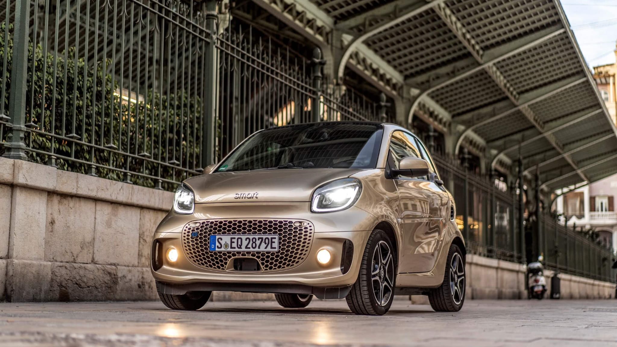 La dernière version commercialisée de la Smart Fortwo EQ. La dernière version commercialisée de la Smart Fortwo EQ.