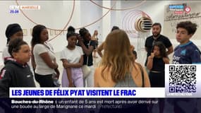 Marseille: huit jeunes de Félix Pyat à la découverte de l'art contemporain au FRAC