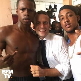 Macron à Saint-Martin: les conditions dans lesquelles ont été prises la photo polémique