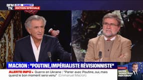 Guerre en Ukraine: "L'impérialisme d'aujourd'hui a le visage de Vladimir Poutine", affirme Bernard Henri-Lévy