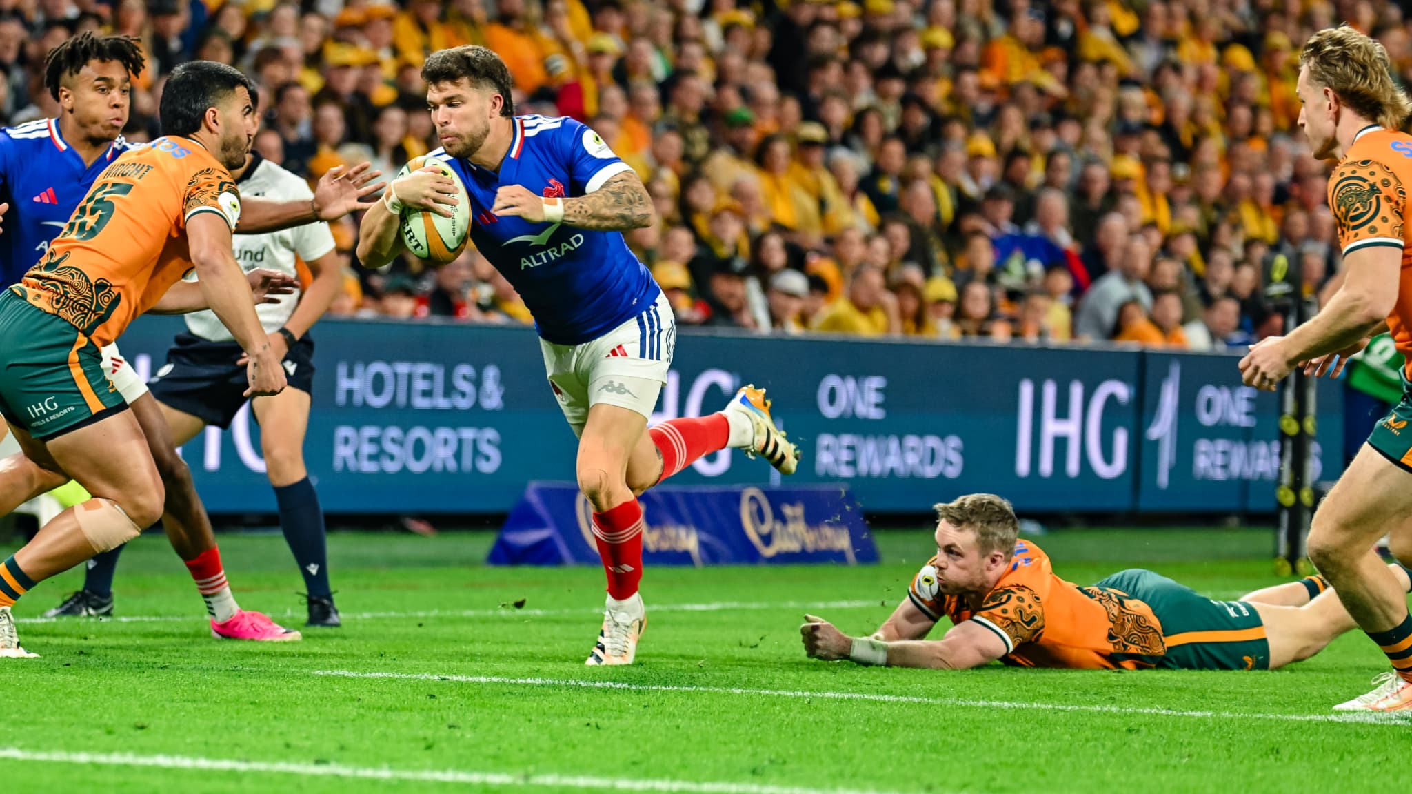 Australie-France : les Bleus s'imposent nettement grâce à une seconde période de haute volée