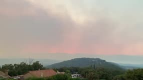 Incendie vu de Gassin (Var) - Témoins BFMTV