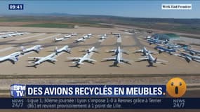 Des avions recyclés en meubles
