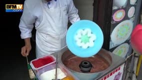 Le magicien de la barbe à papa