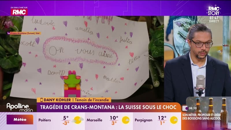 Incendie à Crans-Montana: "C'était le paradis et aujourd'hui c'est l'enfer", témoigne Dany Kohler