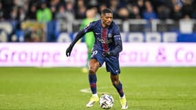 Ousmane Dembélé lors du match Auxerre-PSG (0-1, L1), le 23 janvier 2026