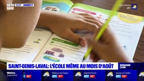 Saint-Genis-Laval: l'école même au mois d'août