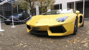 Une Lamborghini vendue aux enchères à Bercy le 5 novembre.